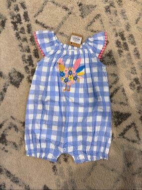 MudPie baby spring outfit